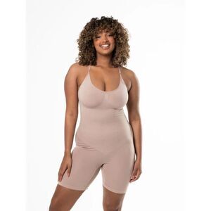 HeyShape Woman Beige Nude Sculpting Romper Shapewear Bodysuit Large